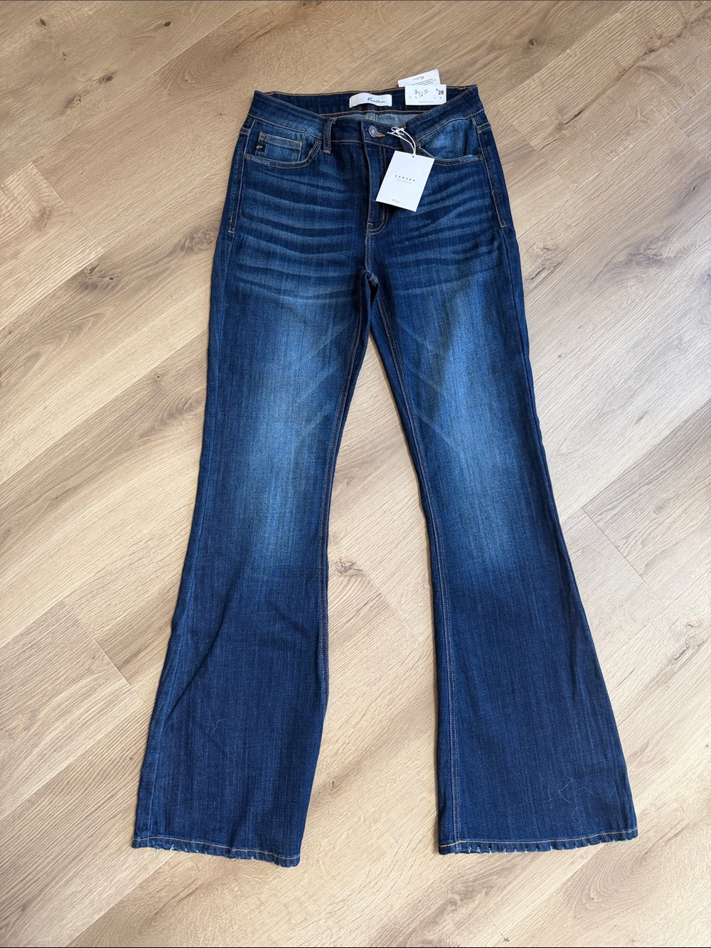 KanCan Dark Blue Flare Jeans